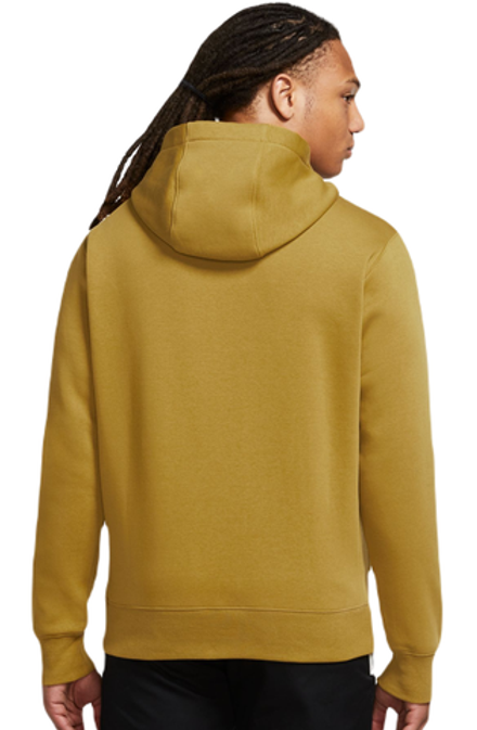 Куртка теннисная Nike Sportswear Club Fleece Pullover Hoodie - bronzine/bronzine/white - Brown