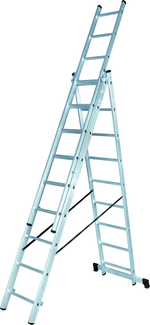 Лестница алюминиевая трехсекционная ВИХРЬ ЛА 3х8