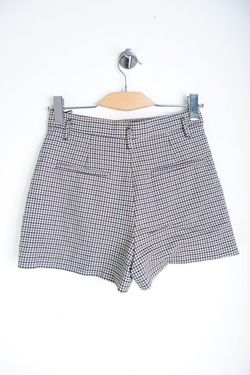 Юбка-шорты Zara в модную клетку, маркировка S, визуально на 44 размер