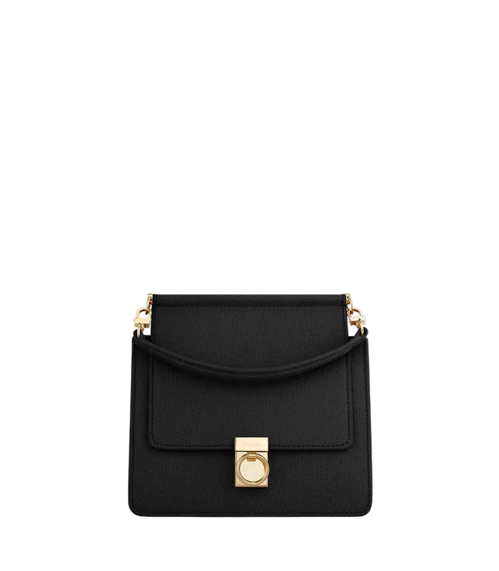POLENE СУМКА NUMERO SEPT MINI, ЧЕРНЫЙ