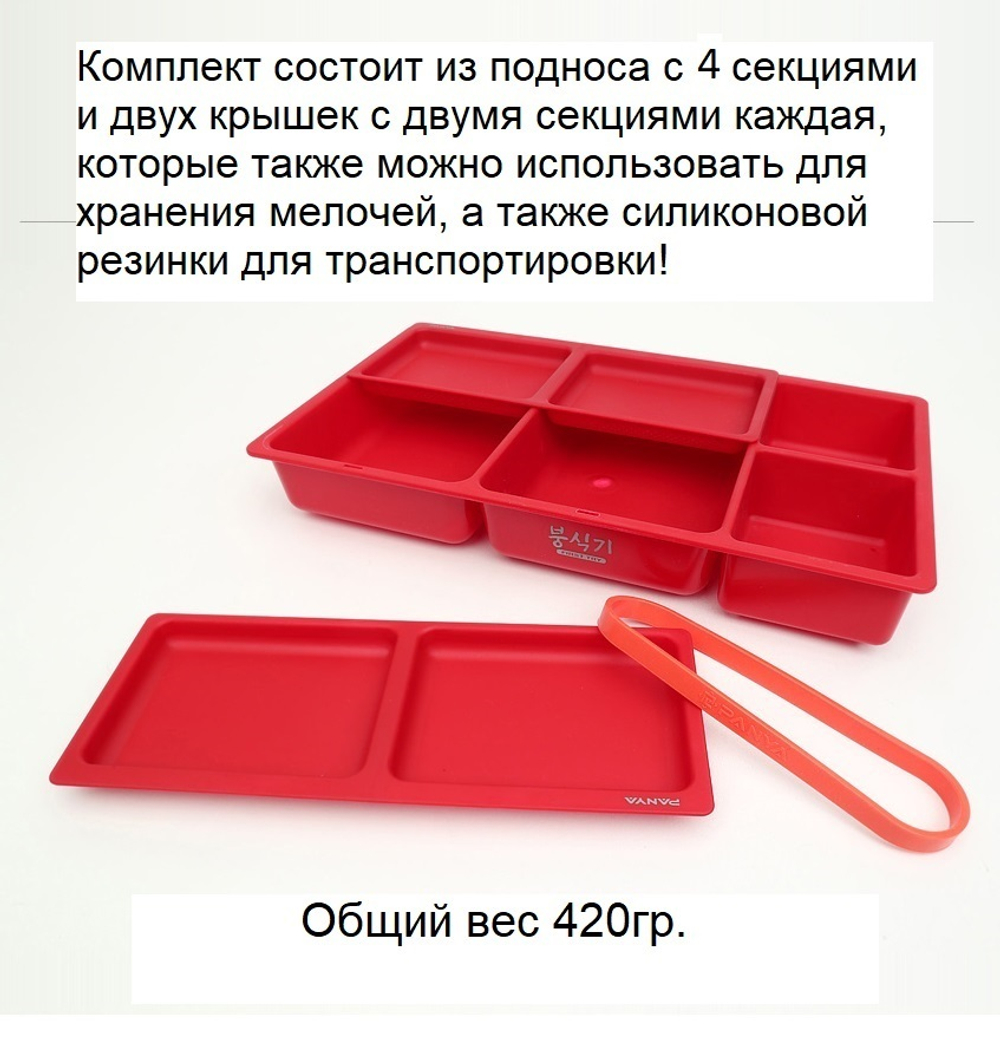 Поднос пластиковый секционный BUNGSIKKI