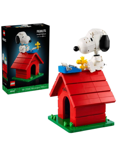 Конструктор лего айдиас Собачья будка Снупи 21368 | LEGO Ideas Peanuts: Snoopy's Doghouse | коллекционная 964 детали 18+