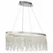 SL6201.103.37 Люстра подвесная ST-Luce Серебристый/Прозрачный LED 1*37W 3000K/4000K/6000K VEGA