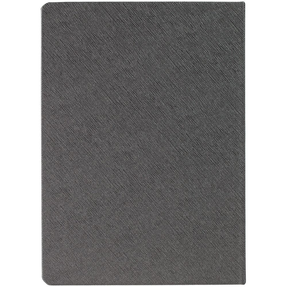 Ежедневник недатированный, серый c нанесением Logo Parker