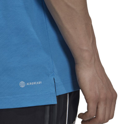 Мужская теннисная футболка Adidas Clubhouse Racquet теннис T-shirt - pulse blue