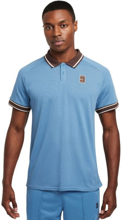 Теннисное поло Nike Court Heritage Tennis - Blue