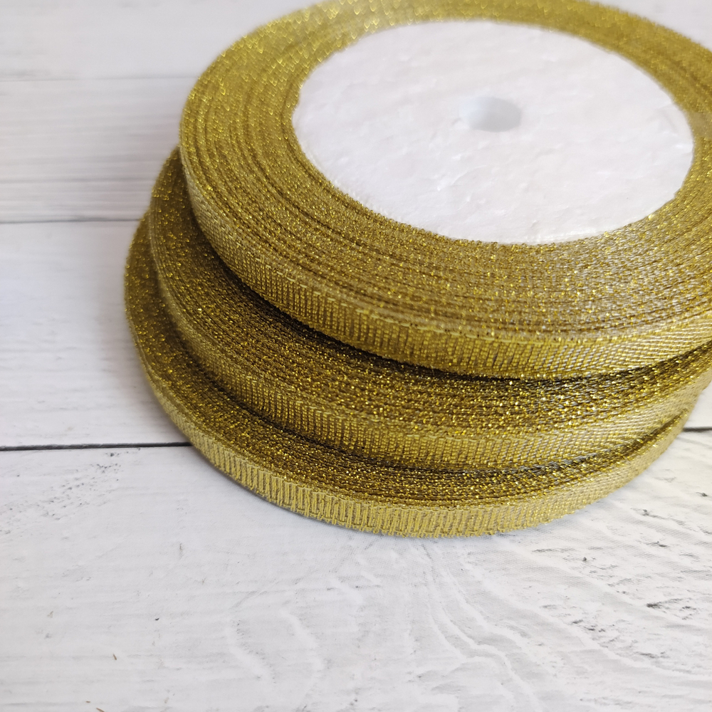 Лента золото 6мм
