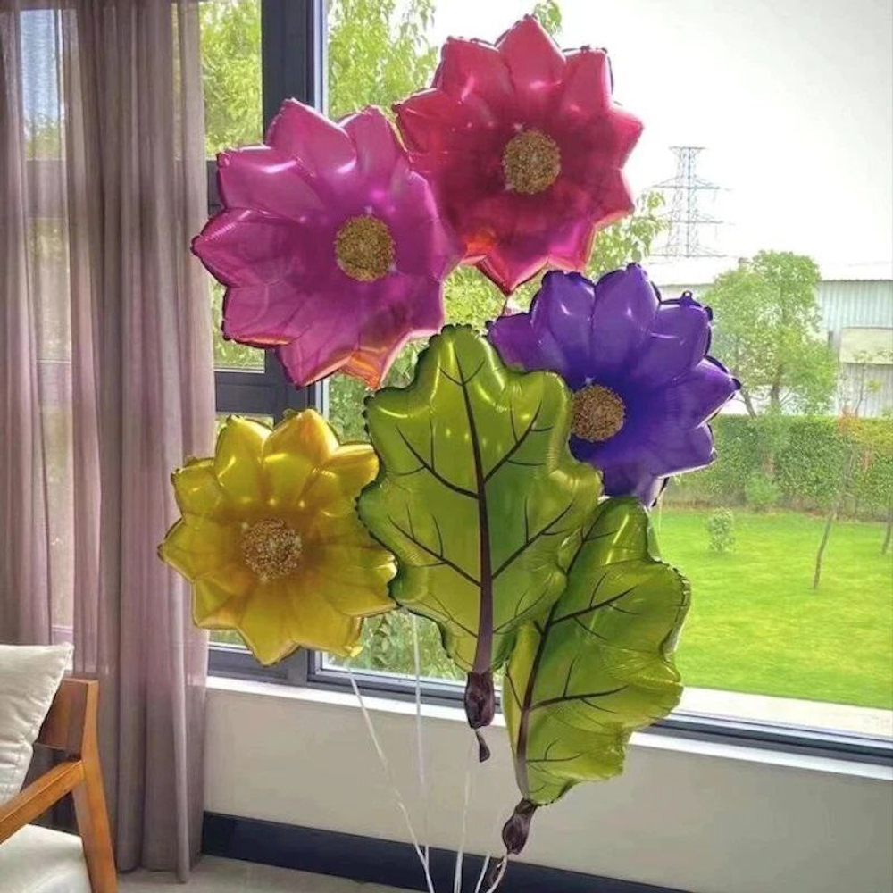 Сет "Цветы и дубовые листочки"