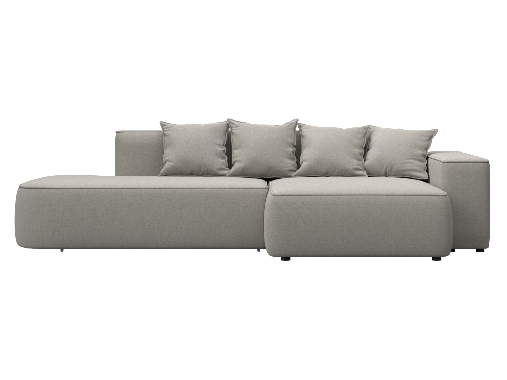 Диван угловой Лига-065 угол правый РОГОЖКА Амур 02 бежевый