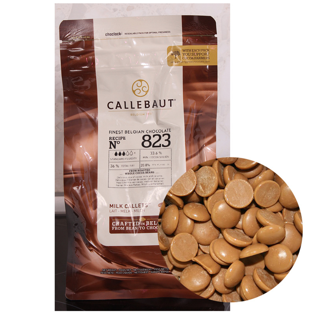 Шоколад молочный 33,6% в каллетах BARRY CALLEBAUT 823, Бельгия