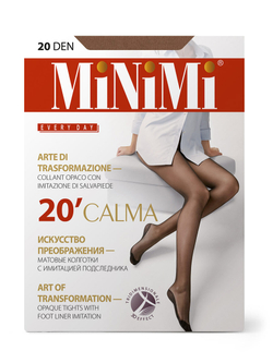 MiNiMi CALMA 20 3D (матовые колготки с имитацией подследника)