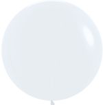 Шар (36''/91 см) Белый (005), пастель, 1 шт.