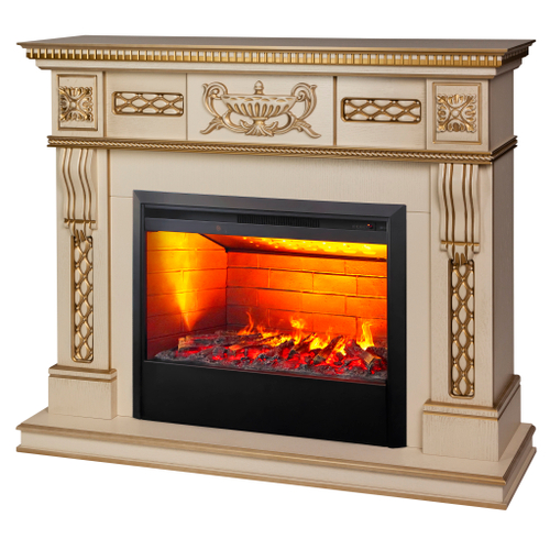 Каминокомплект Real Flame Corsica Lux 25,5/26 WT с очагом 3D Helios 26