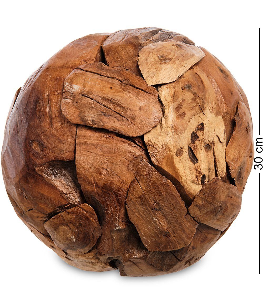Decor and Gift 99-454-03 Шар для декора деревянный большой D-30см