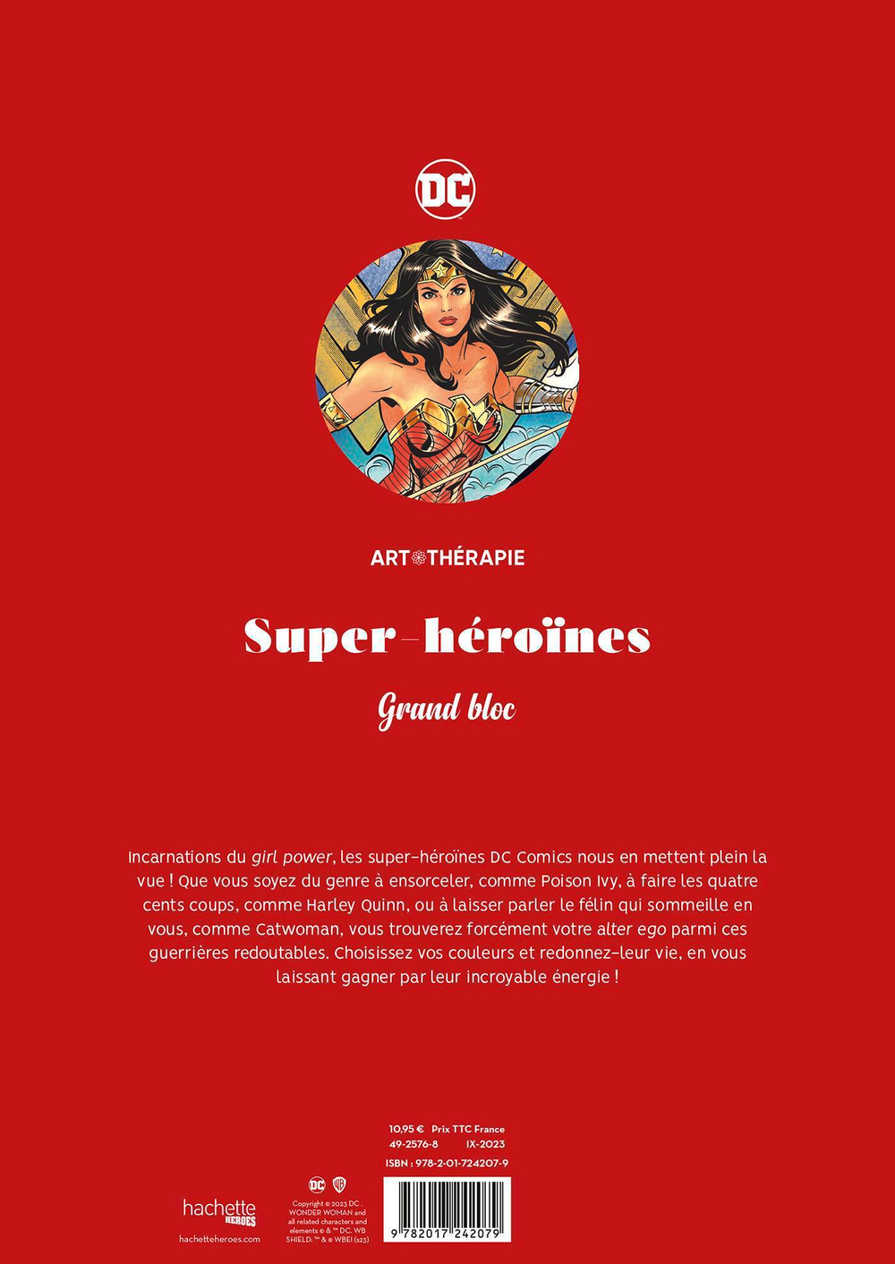 Hachette  раскраска по номерам  Super-Héroïnes DC Comics