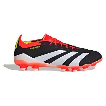 Элитные бутсы Adidas PREDATOR Низкие Черные Белые кроссовки