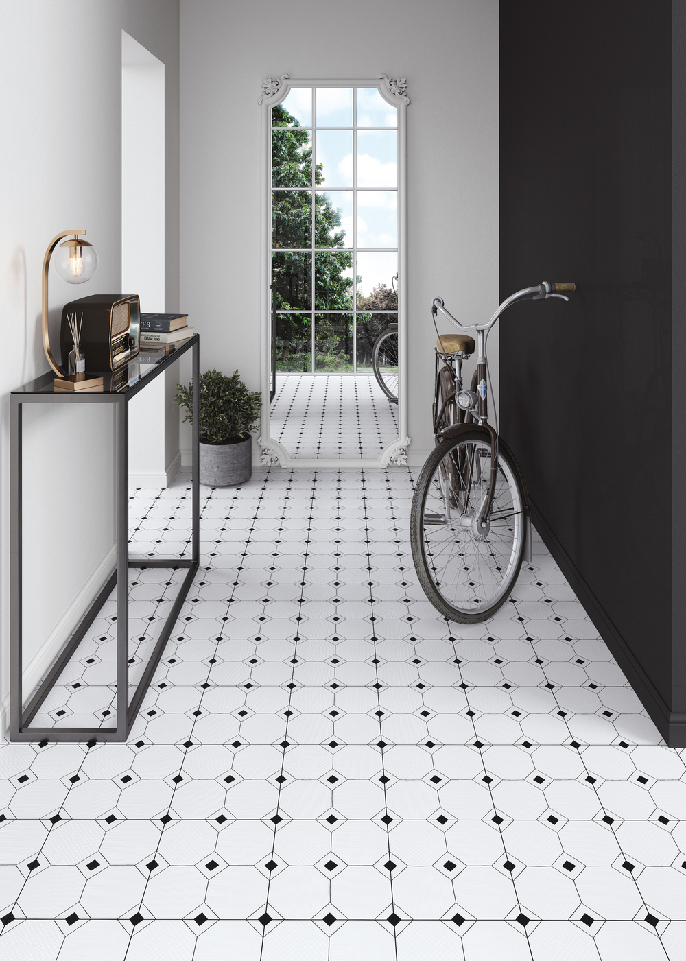 Керамогранит Lb ceramics Клинт 30x30 см 1.35 м² матовый цвет белый