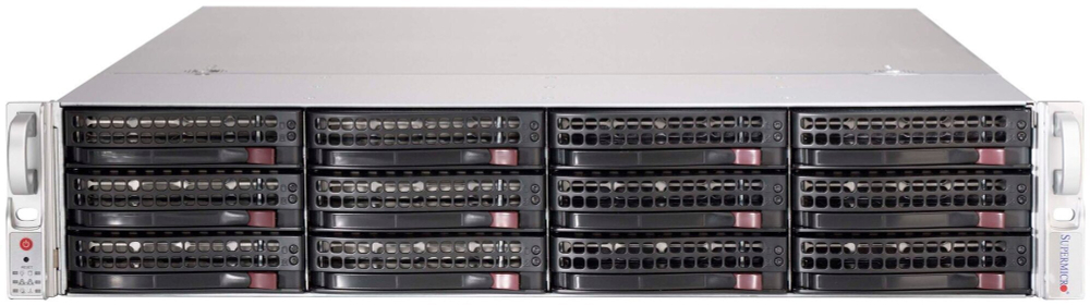 Сервер Supermicro SuperServer 6029TR-DTR 2 x /без ОЗУ/без накопителей/количество отсеков 3.5" hot swap: 6/1200 Вт/LAN 1 Гбит/c