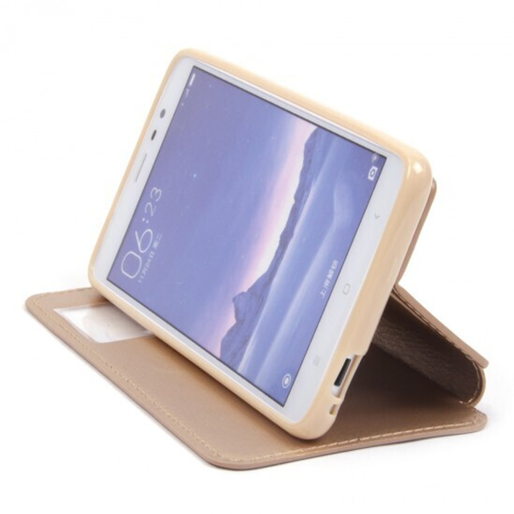 Чехол-книжка с магнитом для Xiaomi Redmi Note 3/3 Pro, 007174-2 Розовый