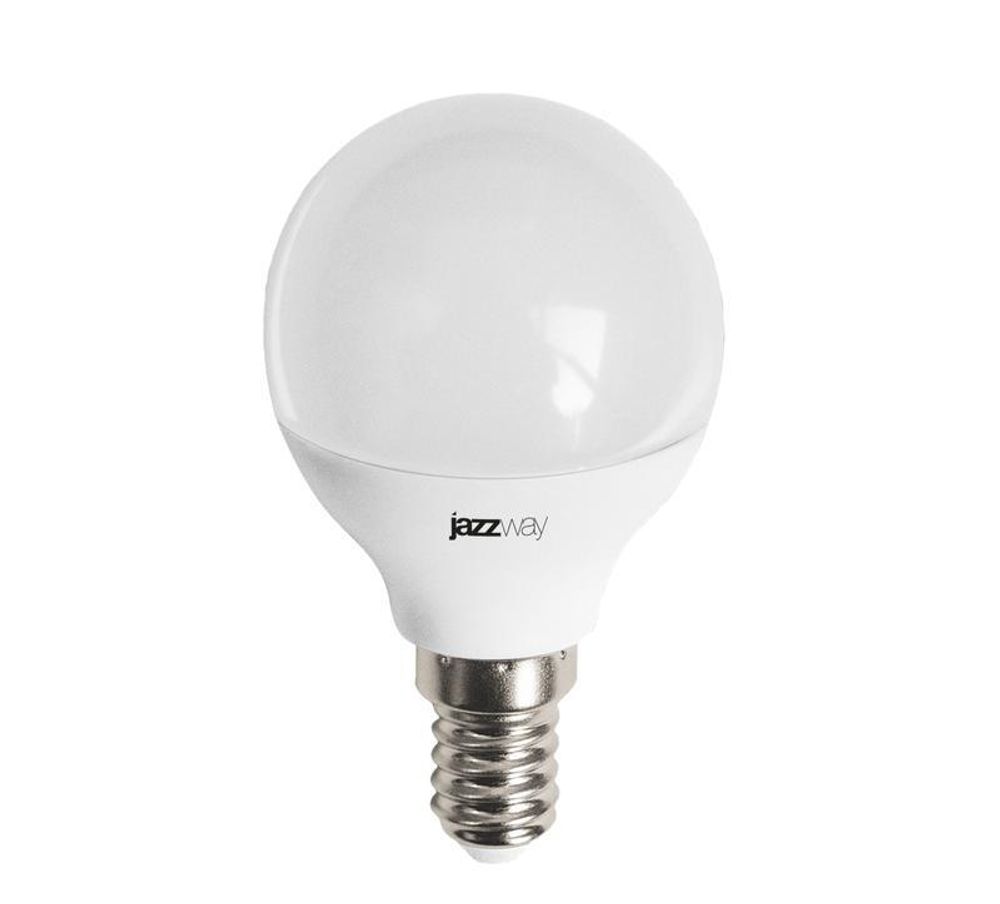 Лампа светодиодная PLED-LX 8Вт G45 шар 5000К холод. бел. E14 Pro JazzWay 5028623