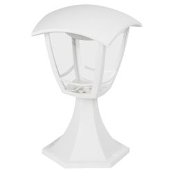 Садово-парковый светильник ЭРА ДТУ 07-8-003 Валенсия 1 белый 6 гранный напольный IP44 светодиодный 8Вт 3000K | Садово-парковые светильники