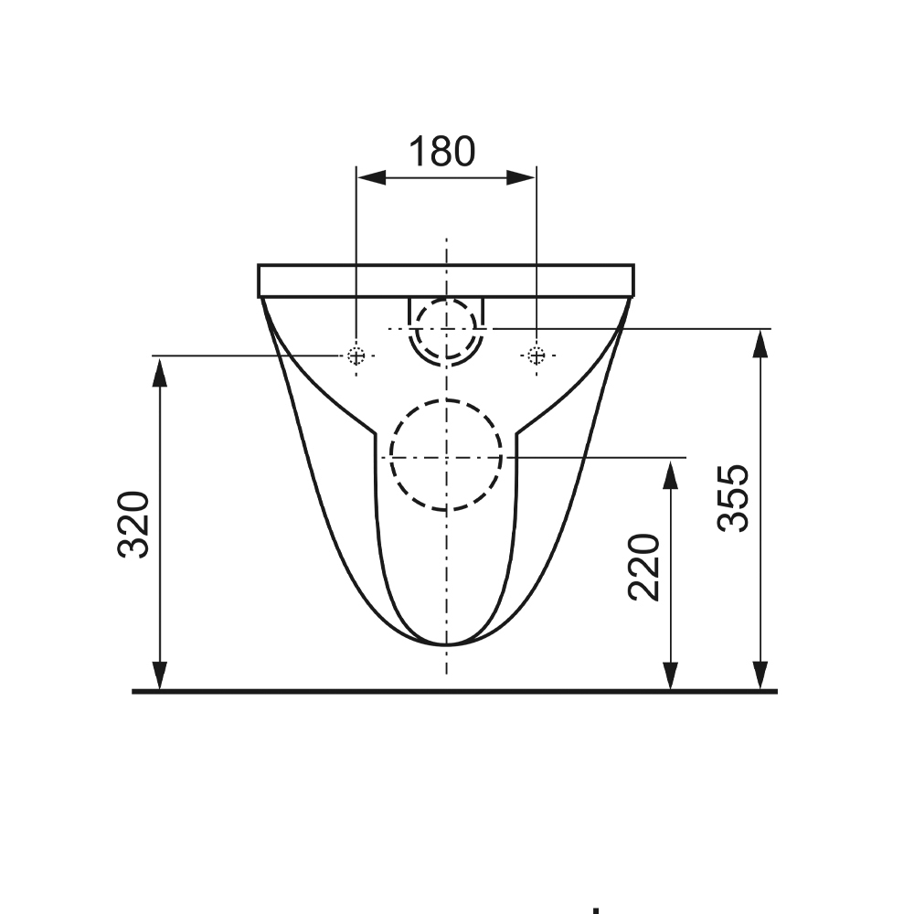 TECE Basic Безободковый подвесной унитаз в комплекте с сиденьем soft-close и крышкой 9700018