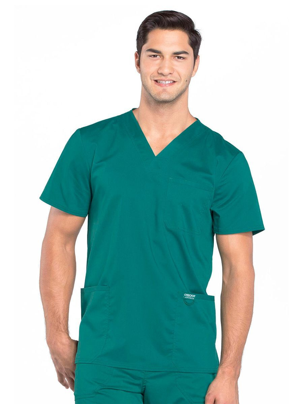 Топ медицинский мужской Cherokee WW Revolution WW690, зелёный, S