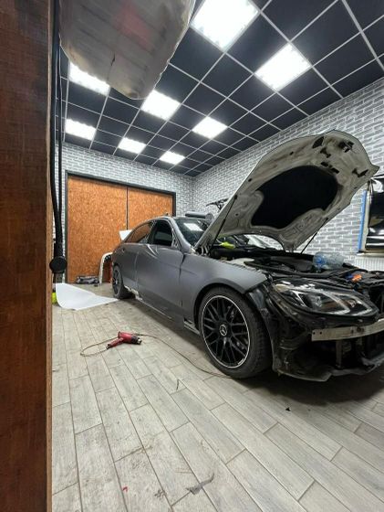 Пленка матовая серая графит Cold Gray Carbins