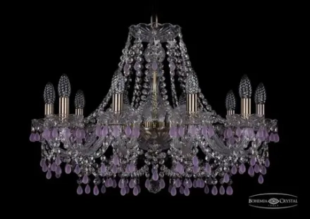 Подвесная люстра Bohemia Ivele 1410/10/240/Pa/V7010