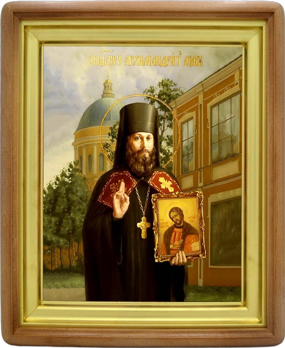 Лев Егоров преподобномученик. Икона на холсте.