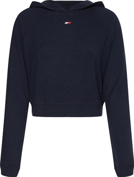Женская теннисная куртка Tommy Hilfiger Slim Soft Hoodie - desert sky