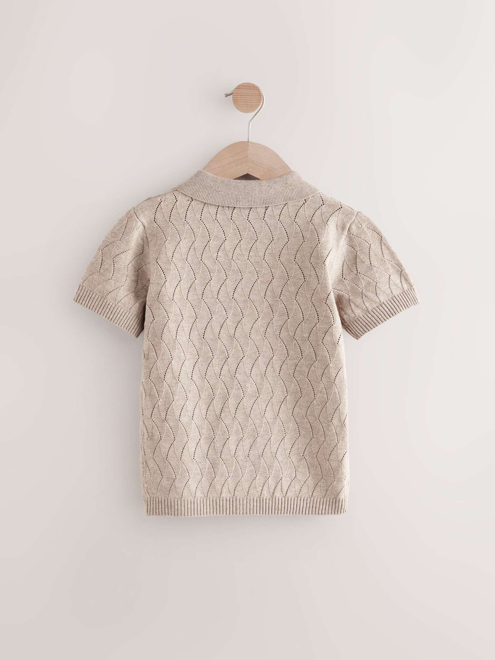 Кардиган с коротким рукавом для мальчика Next E27-920, Бежевый