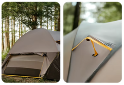 Палатка Naturehike KOTA 6, 6-местная, серо-коричневая