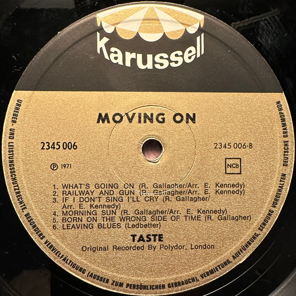 Taste - Moving On (Скандинавия 1971г.)