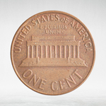 USA, 1 Cent, 1964 - Lincoln Memorial Cent, VF