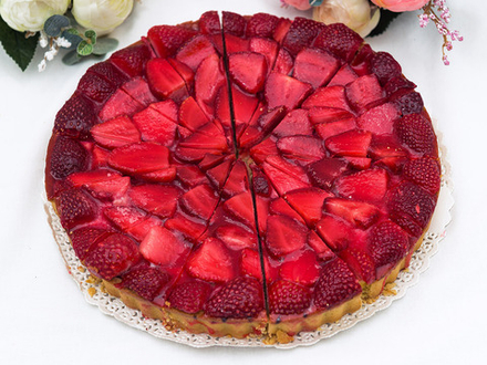 Итальянский клубничный торт