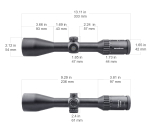 Оптический прицел Vector Optics Continental 2-12x50 Hunting, сетка L4a, 30 мм, азотозаполненный, с подсветкой (SCOM-15P)