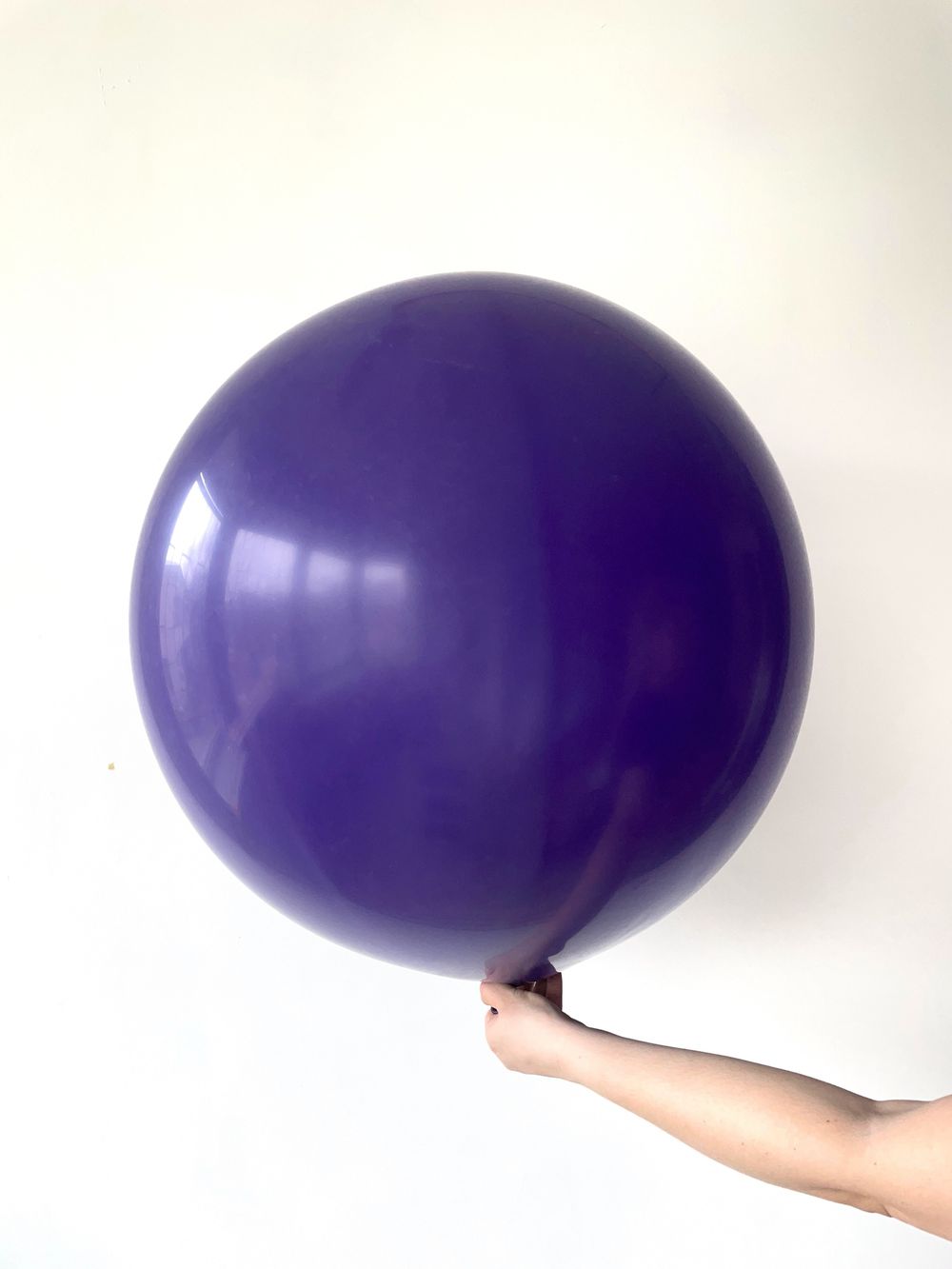 S шар гигант 24"/60 см пастель фиолетовый (БГ-90)  Изображение3