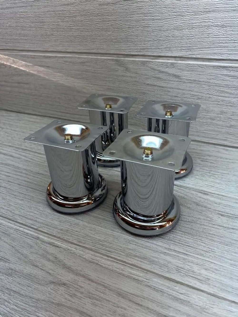 Ножки для мебели металлические высота 10 см4 штуки