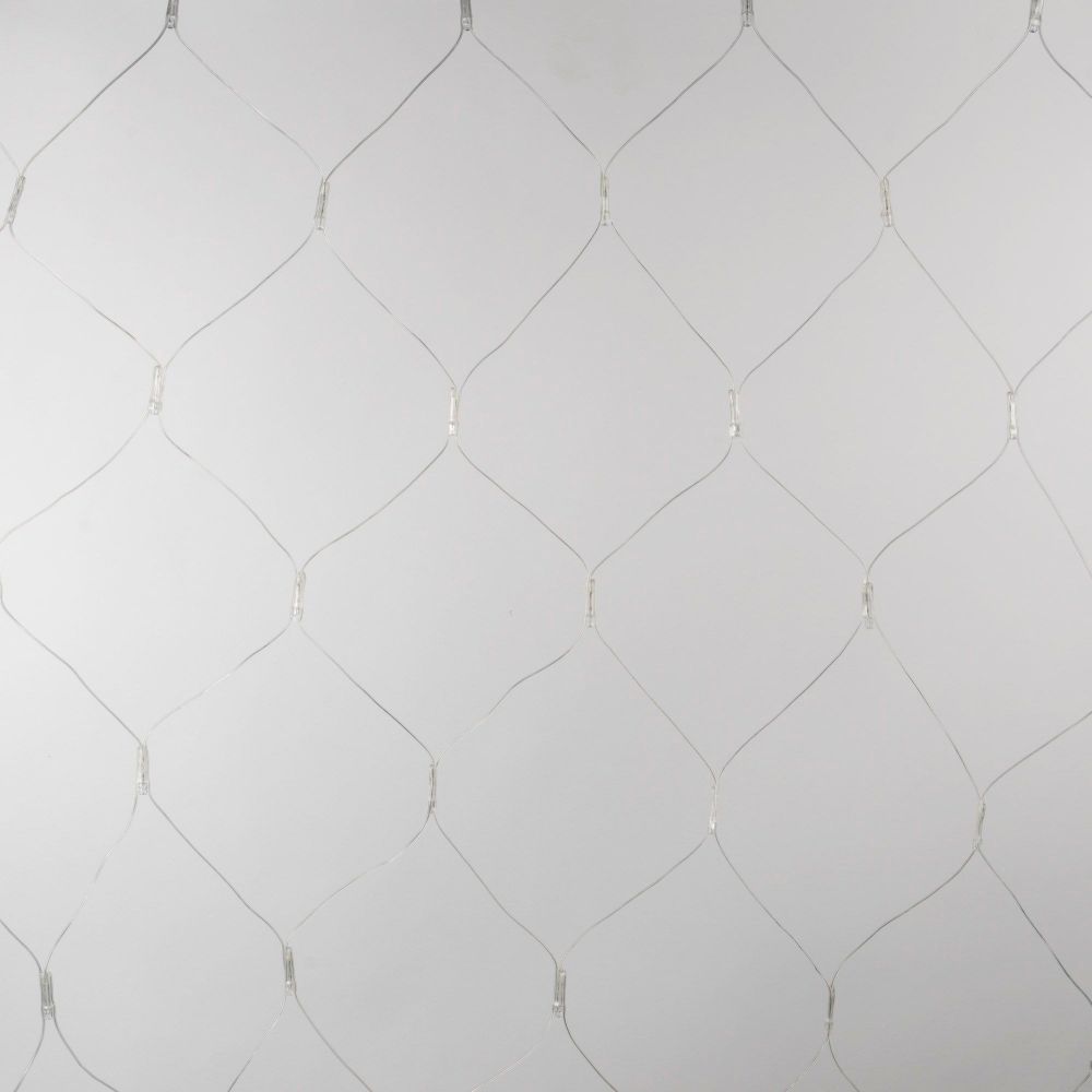 ULD-N2520-240-DTA RED IP20 Сетка светодиодная с контроллером. 240 светодиодов. 2.5х2 м. красная. IP20. провод прозрачный