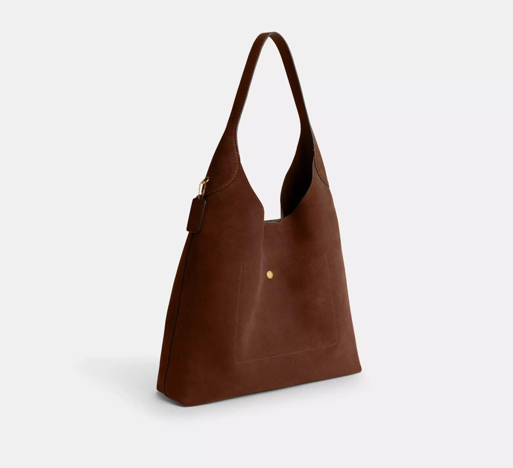 COACH СУМКА ЧЕРЕЗ ПЛЕЧО BROOKLYN 39, КОРИЧНЕВЫЙ