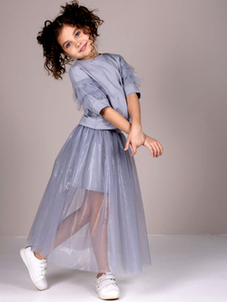 Комплект трикотажный для девочки 6-9 лет Fleur de Vie