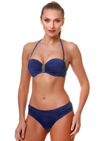 Купальник Cancun: лиф-фашия и плавки (Размер: B/S) (Цвет: бордовый)