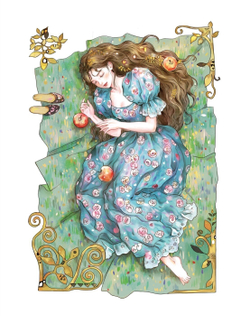 Girl in fame. Coloring Book