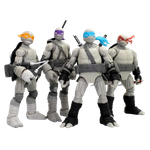 Фигурки The Loyal Subjects Teenage Mutant Ninja Turtles TLS BST AXN TMNT IDW Comics (Black & White)