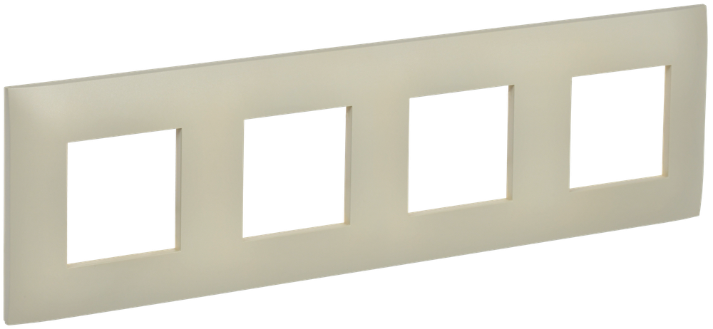 SKANDY Рамка 4-местная SK-F01B бежевый IEK