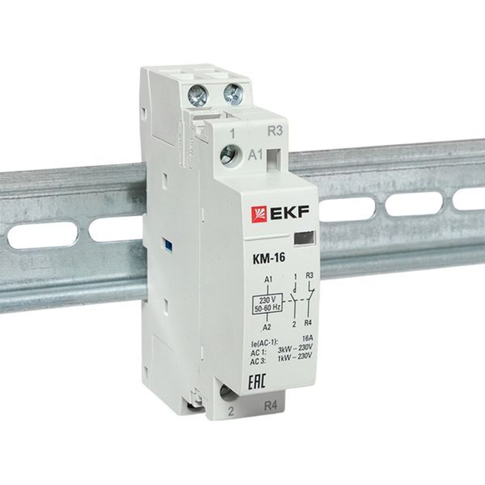 Контактор модульный КМ 16А NО+NC (1 мод,) EKF PROxima
