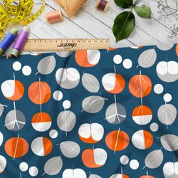 Ткань премиум бифлекс схематичные фрукты