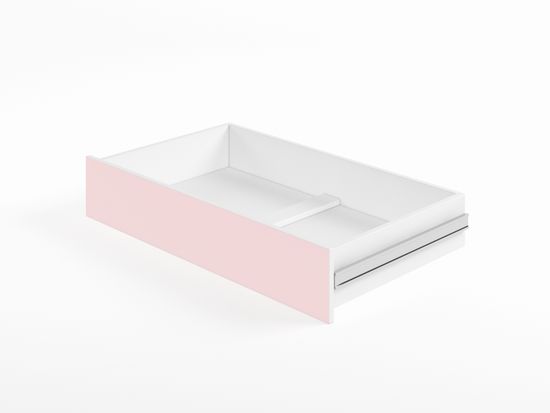 Ящик ИСЛАНДИЯ 1800 /898*162*516/ левый белый / розовый кварц