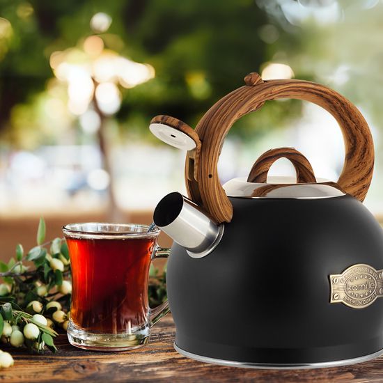 Чайник 2 л. из нержавеющей стали со свистком Kamille KM 0851